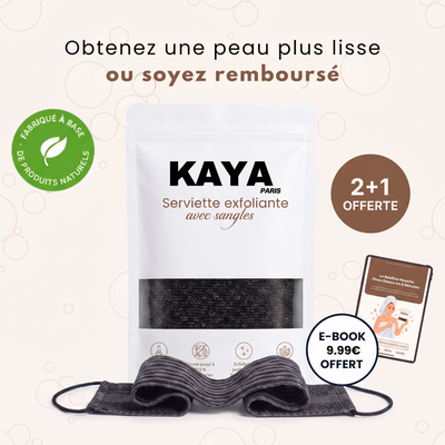 Serviette de douche exfoliante Kaya Paris