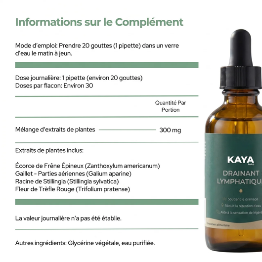 DRAINANT LYMPHATIQUE