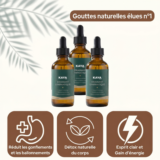 Gouttes de bien-être pour le drainage lymphatique
