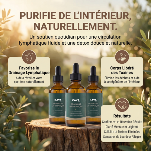 Gouttes de bien-être pour le drainage lymphatique