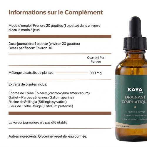 DRAINANT LYMPHATIQUE