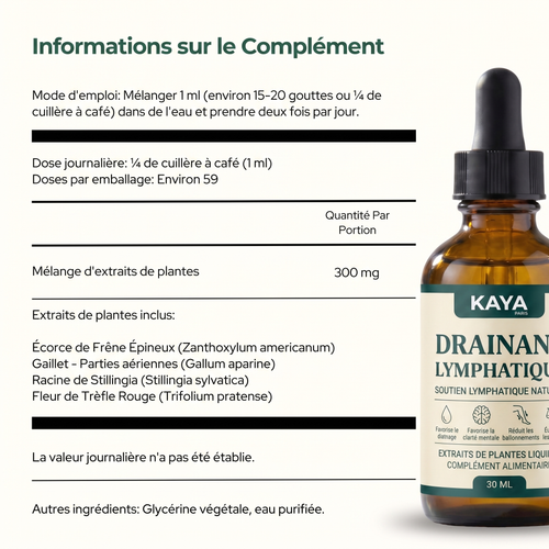 DRAINANT LYMPHATIQUE